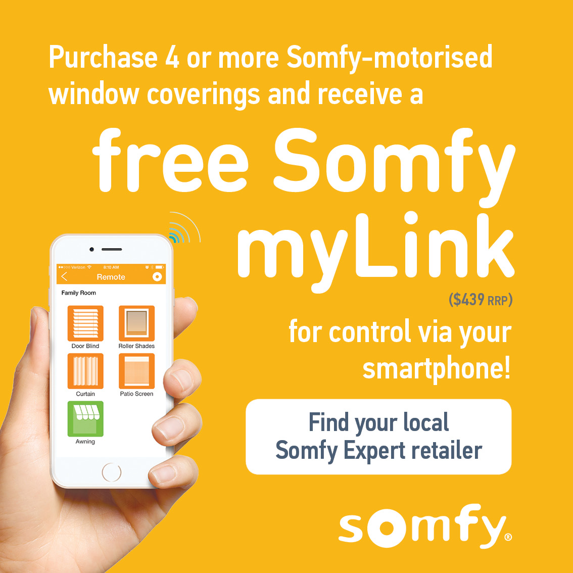 Somfy mylink hot sale google assistant